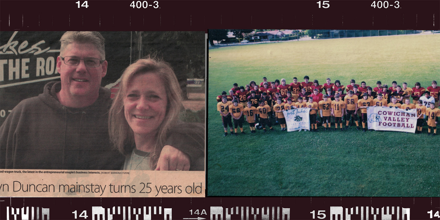 old newspaper and local team