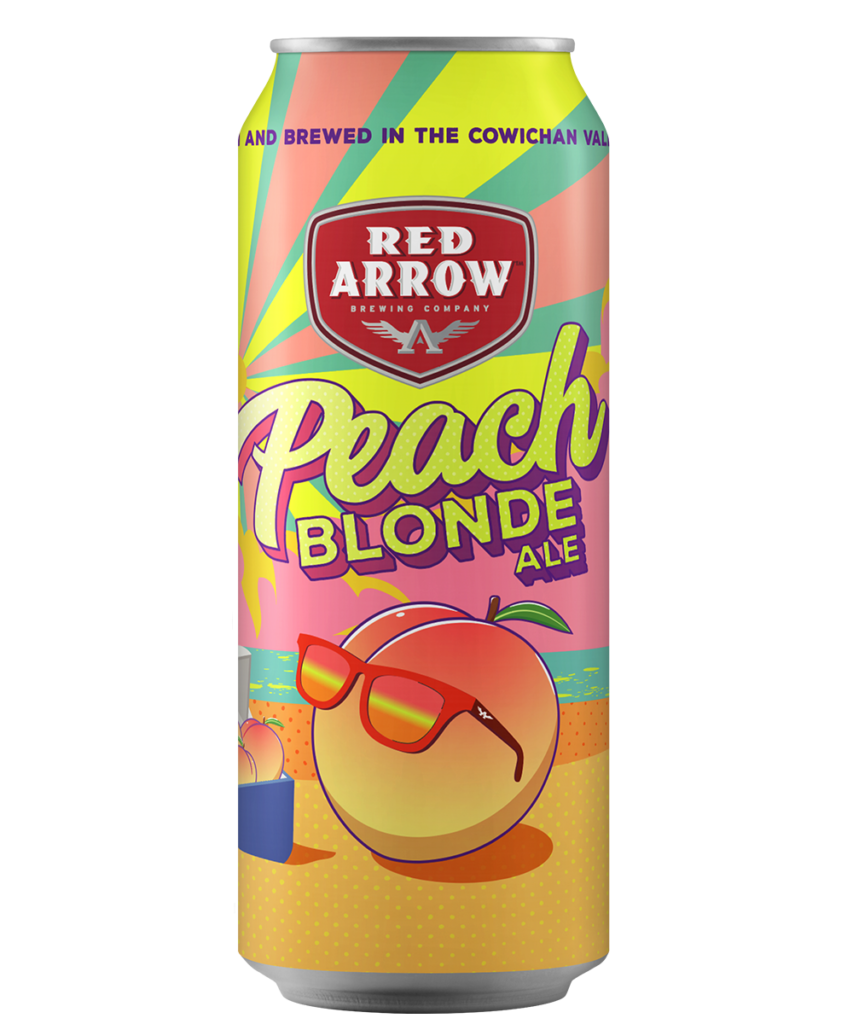peach blonde ale beer can